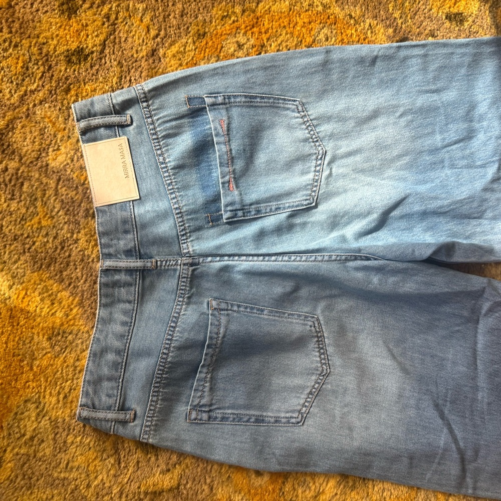 Distressed Light Blue Jeans - Picture 5 of 5